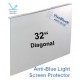 32 inch VizoBlueX Anti-Blue Light Screen Protector for Computer Monitor