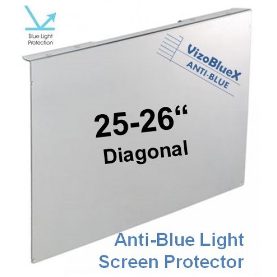 25-26 inch VizoBlueX Anti-Blue Light Screen Protector for Computer Monitor (23.6 x 14.4 inch)